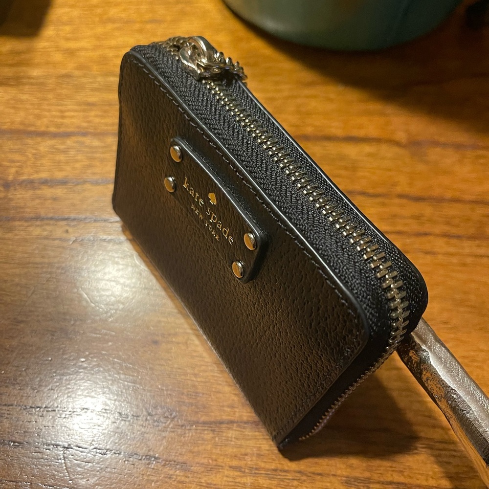 Kate Spade Textured Black Wallet
